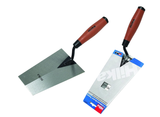 Hilka Tools 7" Bucket Soft Grip Trowel | Carbon Steel Design
