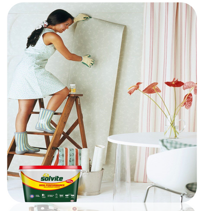 Solvite Ready mixed Wall covering Adhesive 4.5kg - 5 rolls