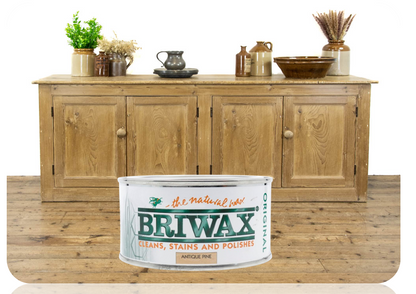Briwax Original Antique Pine 200g | Natural Wax - Cleans & Polishes