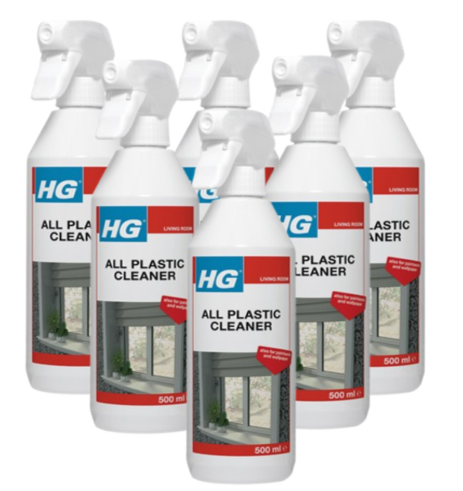 HG All Plastic Cleaner, Multi-Use Interior Cleaning Formula for UPVC 500ml