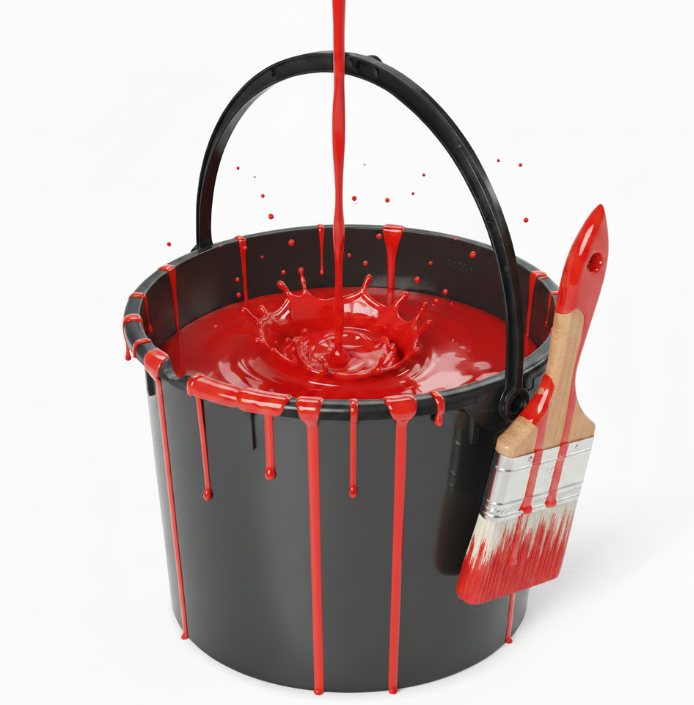 LG Harris Hamilton Trade Paint Kettle | Black with Handle | 2 Litre