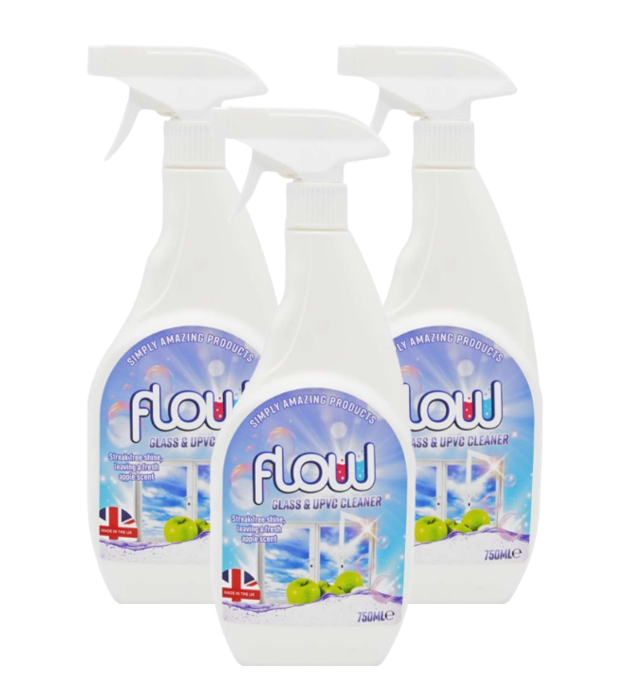 Flow Glass & UPVC Cleaner Spray | 750ml Trigger Spray