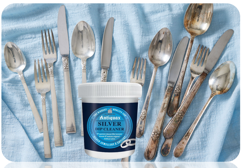 Antiquax Silver Dip Cleaner 250ml | Tarnish Remover for Jewellery & Cutlery