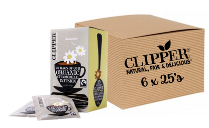 Clipper Fairtrade Organic Chamomile Enveloped Infusion Tea 25's
