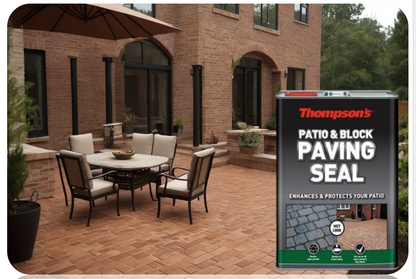 Thompsons by Ronseal One Coat Patio & Block Paving Seal Wet Look 5 Litre
