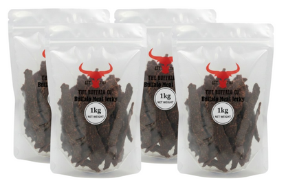 The Buffalo Co. | Buffalo Bulk Dog Treats | Jerky 1 x 1kg