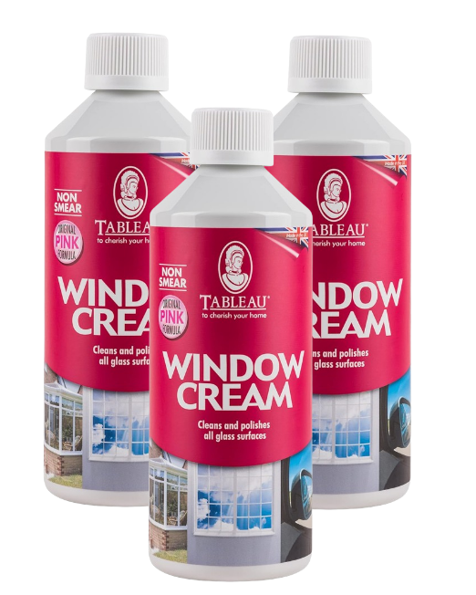 Tableau Window Cream, Cleans And Polishes All Glass Surfaces, 500ml