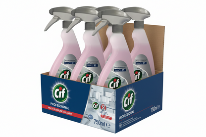 Cif Pro Formula 4-in-1 Washroom Cleaner & Disinfectant Ready To Use 750ml