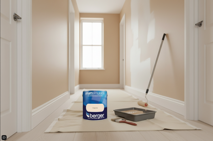 Berger Vinyl Matt Paint | Magnolia | 1 x 2.5L