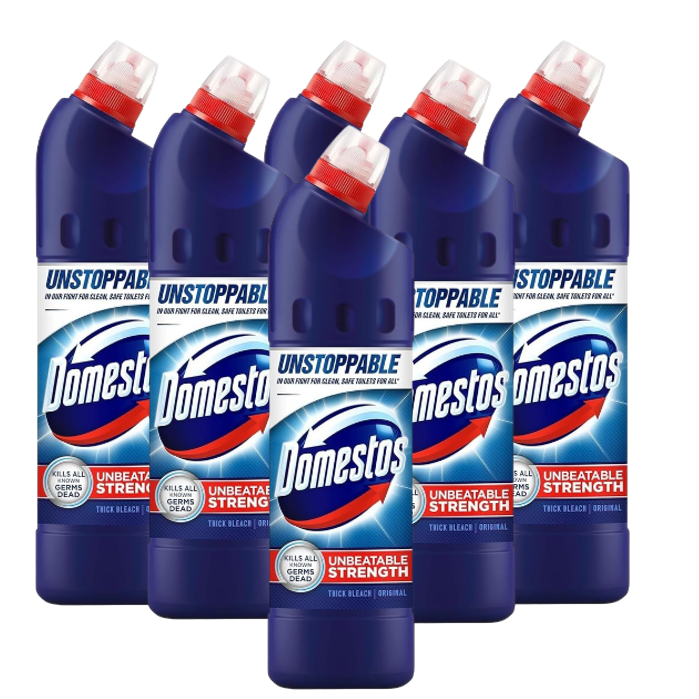 Domestos Thick Extended Formula Bleach | 3x 750ml