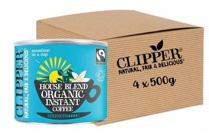 Clipper Fairtrade House Blend Organic Instant Coffee 500g {278 Cups}