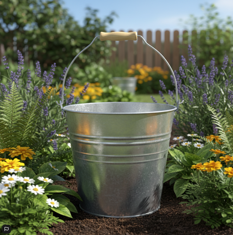Fixtures Blackspur 10L Galvanised Steel Bucket