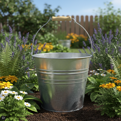 Fixtures Blackspur 10L Galvanised Steel Bucket