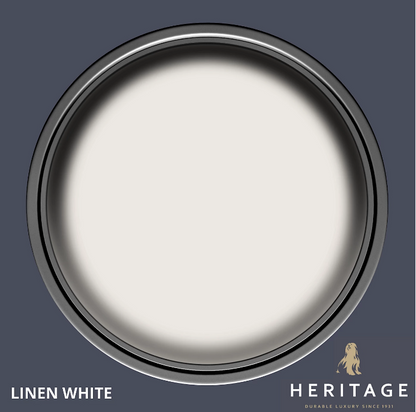 Dulux Heritage Paint | Linen White | Velvet Matt Wall Paint | 1 x 2.5L
