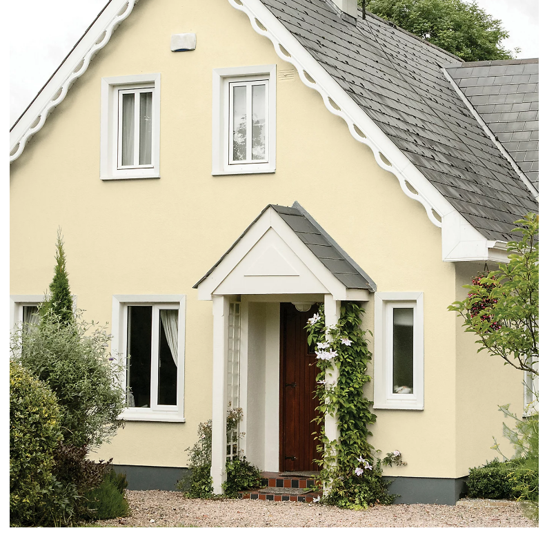 Sandtex Microseal | Smooth Masonry Paint | Cornish Cream | 5 Litre