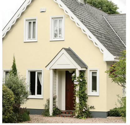 Sandtex Microseal | Smooth Masonry Paint | Cornish Cream | 5 Litre