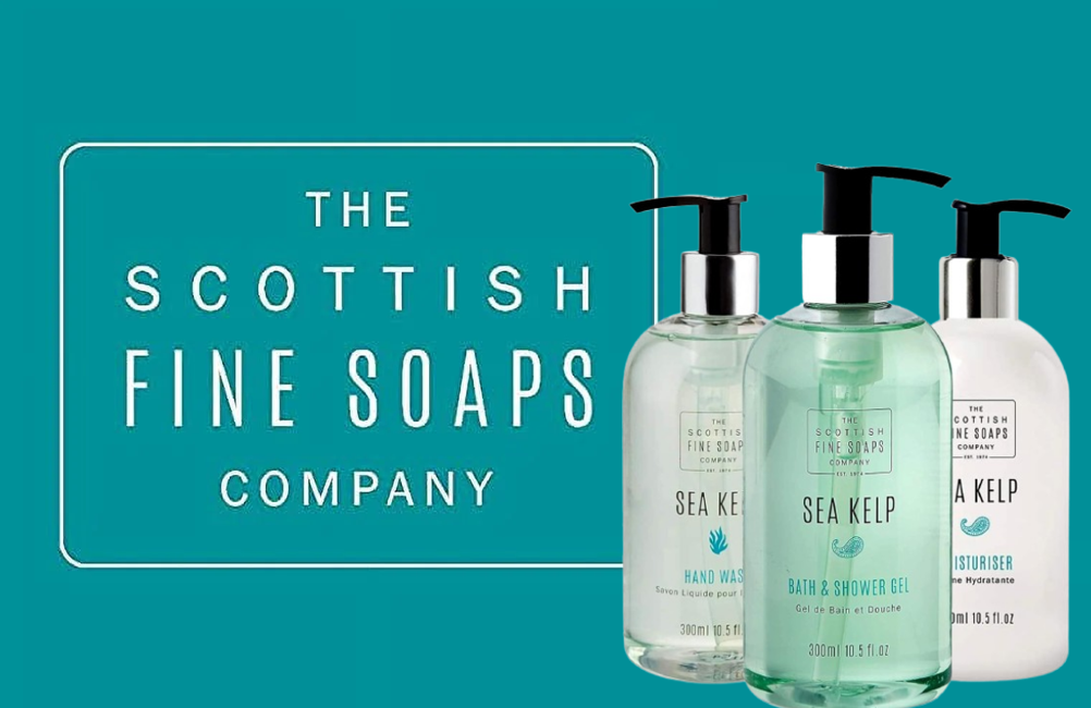 Scottish Fine Soaps Sea Kelp Hand Wash, Bath & Shower & Conditioner 3 x 300ml Bottle