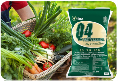 Vitax Q4 Fertiliser For Professional Gardeners 20Kg