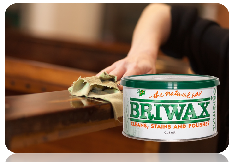 Briwax Original Natural Wax Polish – CLEAR 400g