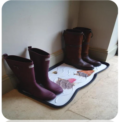Bree Merryn Printed Hedgehog Utility Tray | 38cm x 75cm | Boot & Shoe Tidy
