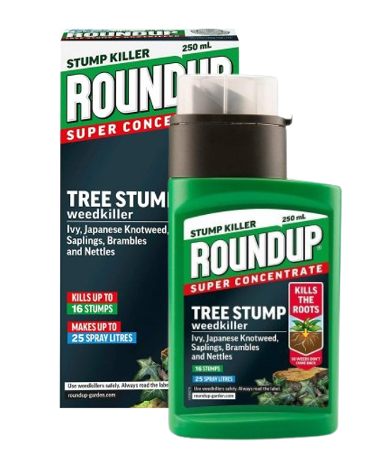 Roundup Tree Stump Weedkiller, Super Concentrate 250 ml