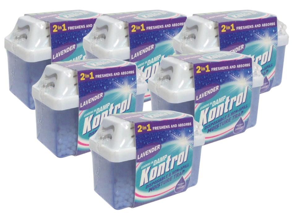 Kontrol Krystals Lavender Mini Moisture Trap KTO307 | 6 Pack.