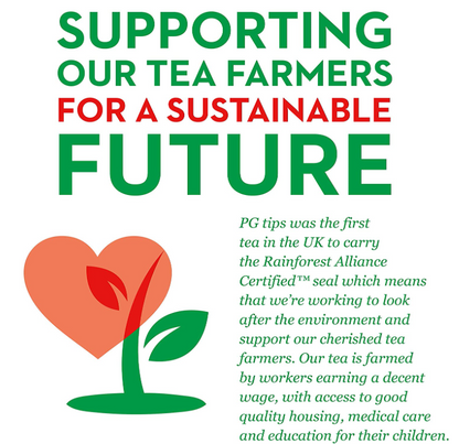 PG Tips String & Tagged Tea Bags 100s | 3 x 100's Bundle