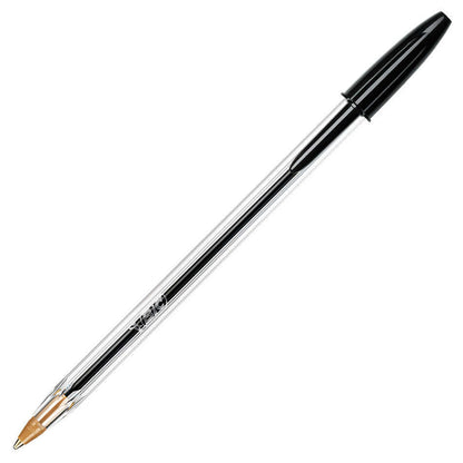 Bic Cristal Ballpoint Pen Medium Black (Pack of 50) 837363