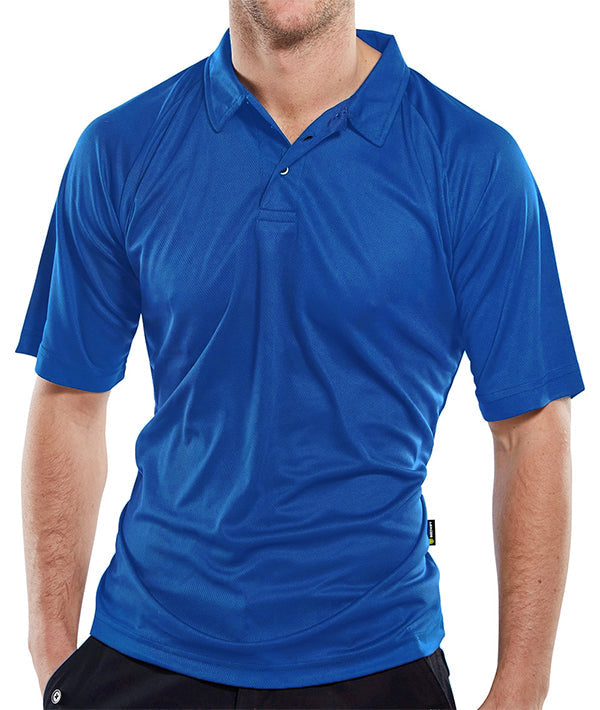 B-Cool Wicking Polo Shirt Royal 3XL