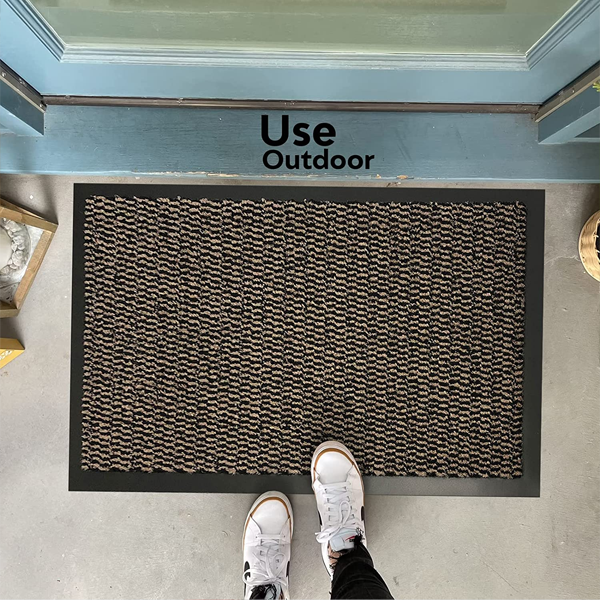 Fixtures Barrier Doorway Door Floor Mat 60cm x 80cm Brown