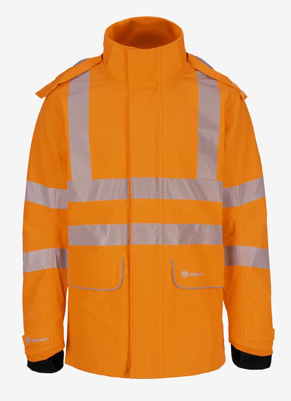 Beeswift Stormwear Mens Hi-Vis Jacket Orange ALL SIZES