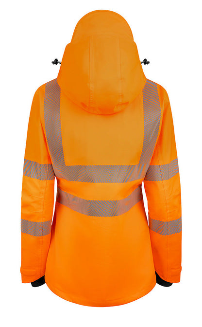 Beeswift Stormwear Womens Hi-Vis Jacket Orange ALL SIZES