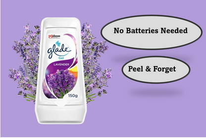 Glade Air Freshener Solid Gel Lavender 8x150g
