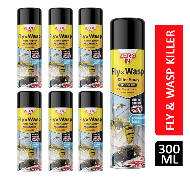 Zero In Fly & Wasp Killer Spray 300ml