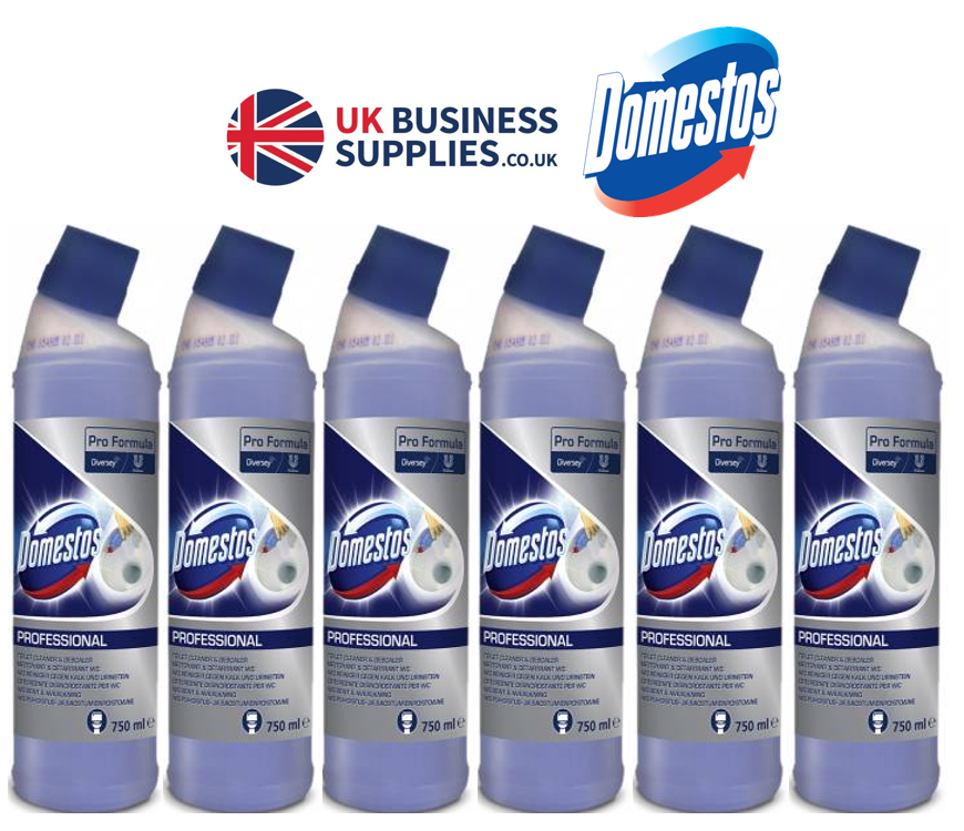 Domestos Professional Toilet Cleaner &  Limescale Remover 750ml