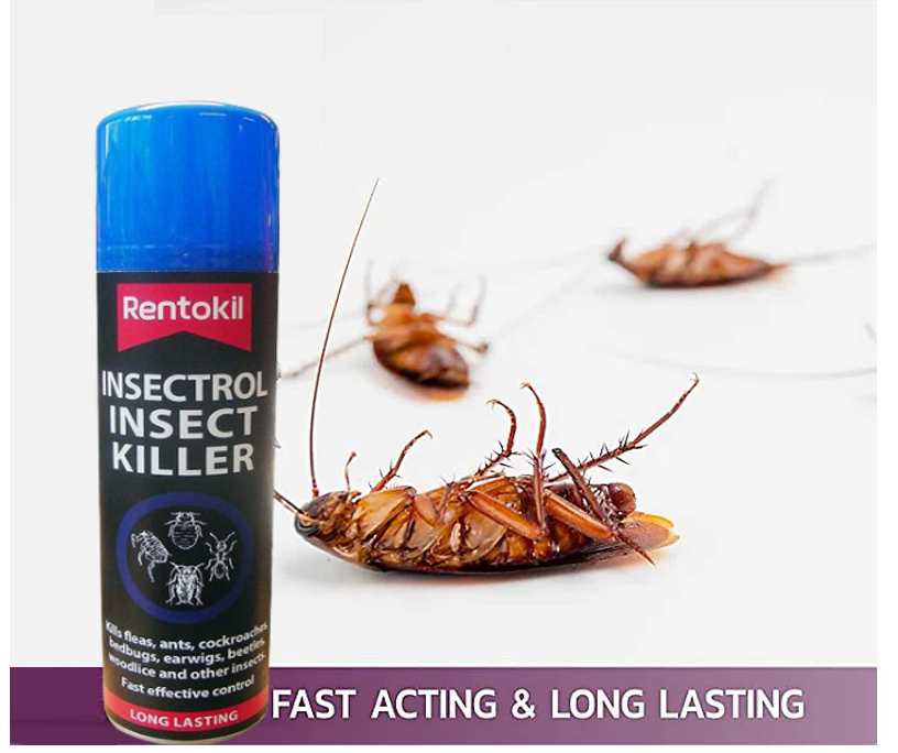 Rentokil All Purpose Professional Insectrol Insect Killer 250ml Fleas, Ants, Cockroaches, Bedbugs etc..