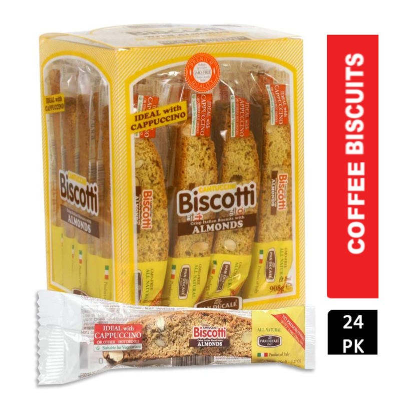 Pan Ducale Italian Almond Biscotti - 24 x 36g