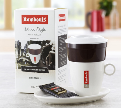 Rombouts Italian Roasted Original 1 Cup Filters 10 - 200's