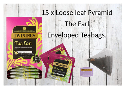 Twinings The Earl Zesty Afternoon Blend Pyramid Bags 3x 15s {45's}