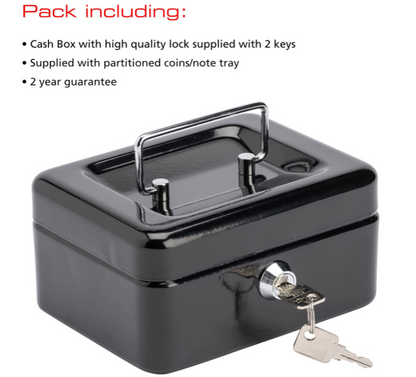 Cathedral Cash Box 6 Inch Blue CBBL6