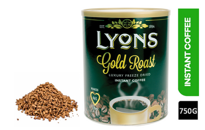 Lyons Gold Roast Freeze Dried Instant Coffee 750g