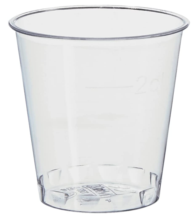 Belgravia 30ml/1oz  Plastic Shot Glasses (Pack of 100)