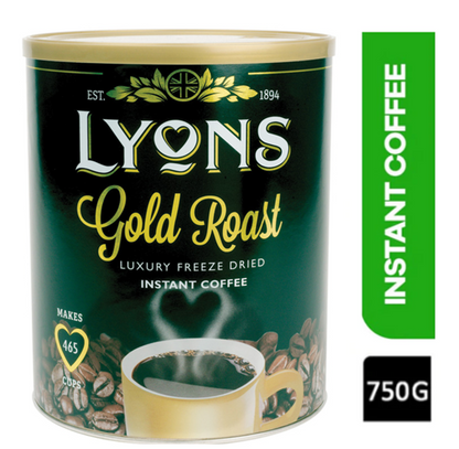 Lyons Gold Roast Freeze Dried Instant Coffee 750g