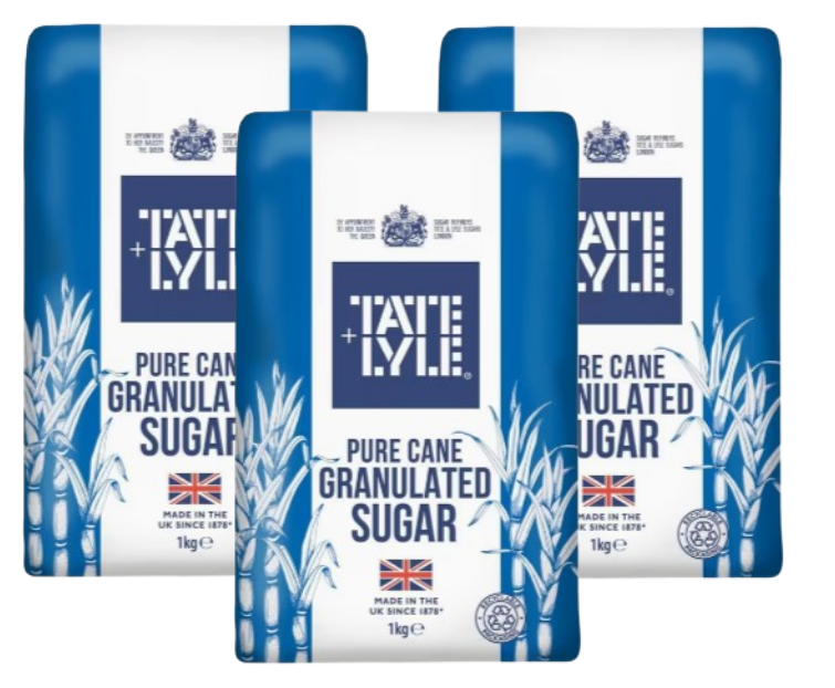 Tate and Lyle Granulated Sugar 2 x 1 kg