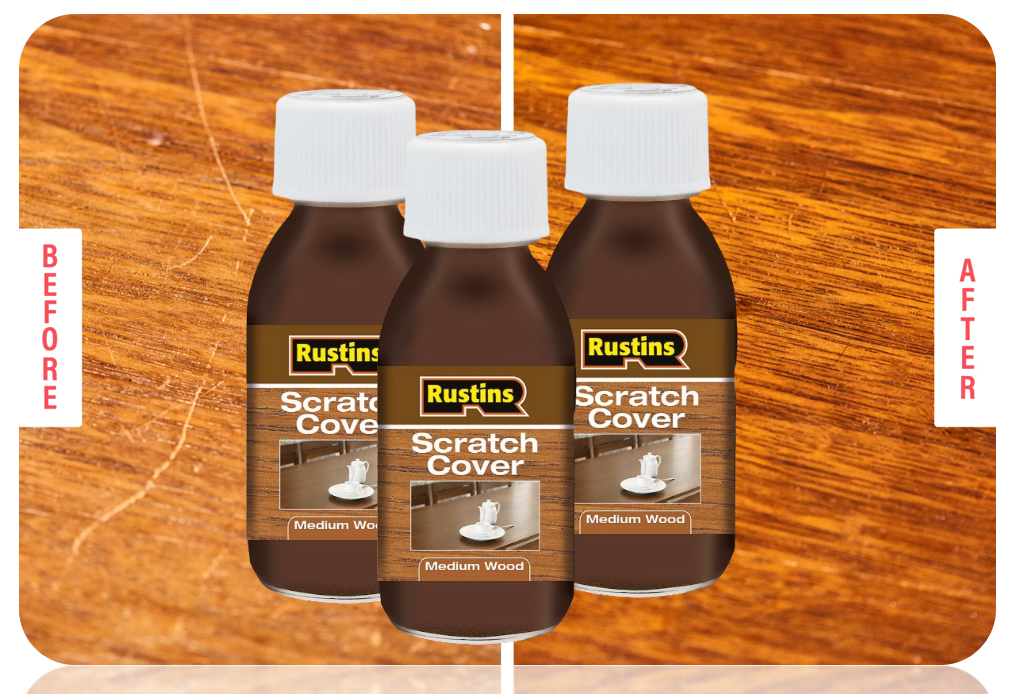 Rustins Scratch Cover Medium Wood 125Ml
