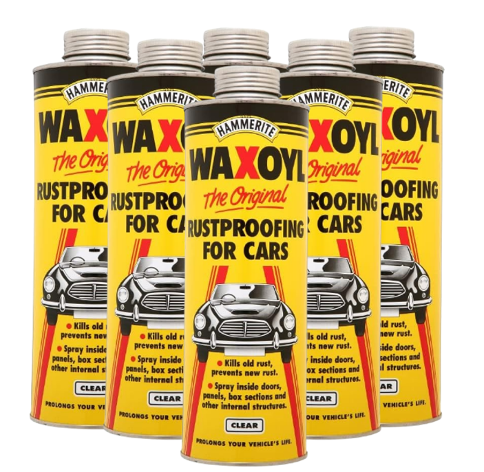 Hammerite Waxoyl Car Underseal And Rust Protection  Waxoyl Clear 1Ltr