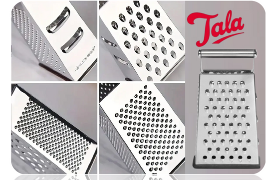 Tala Large Stainless Steel Box Grater With Non Slip Base