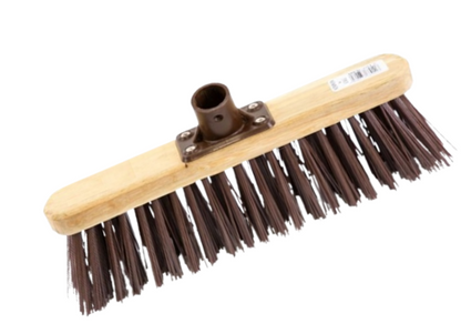 Castledale 12" Stiff Synthetic Brush Head with Plastic Socket