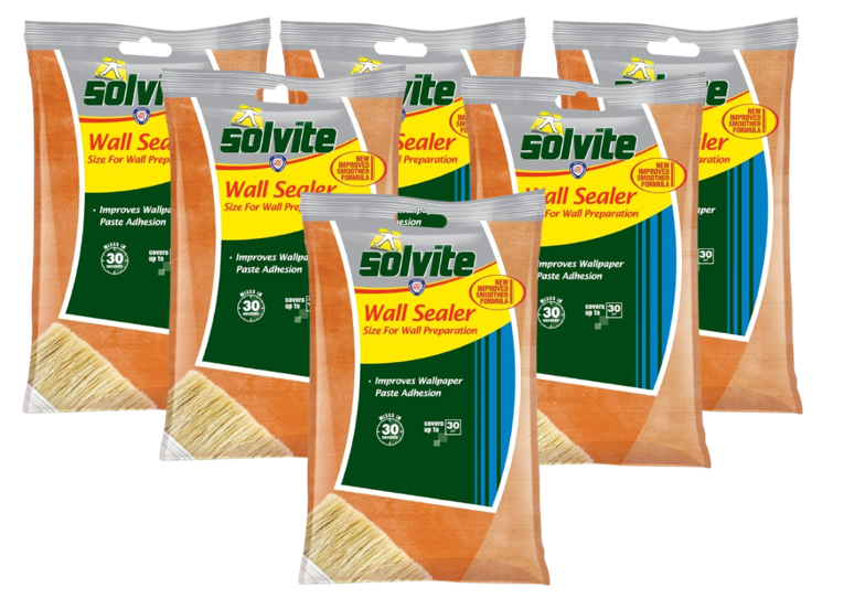 Solvite Wallpaper Sealer Covers Up To 30M2, 61G