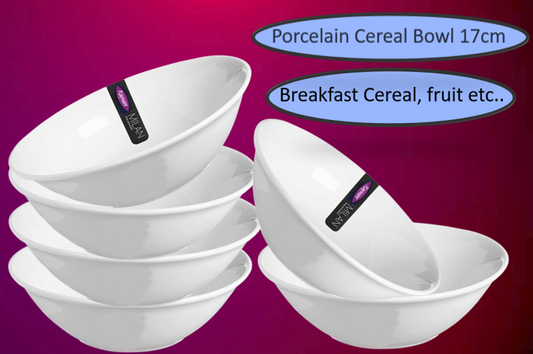 Milan White Multipurpose Bowl 17cm